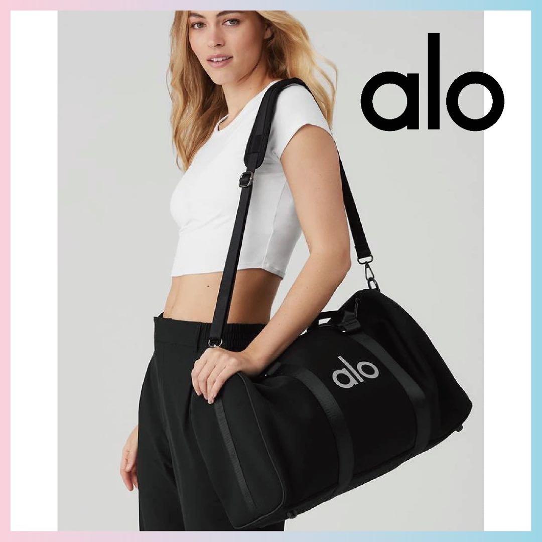 値下げ不可 alo yoga ダッフルボストンバッグ ブラック 新品