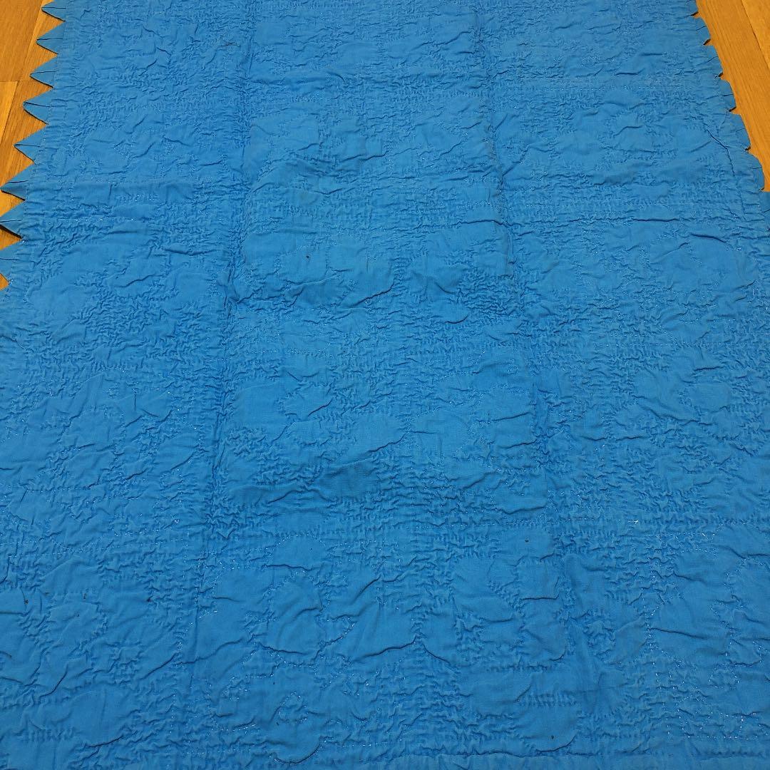 アンティークキルト  刺繍  レトロ　昭和