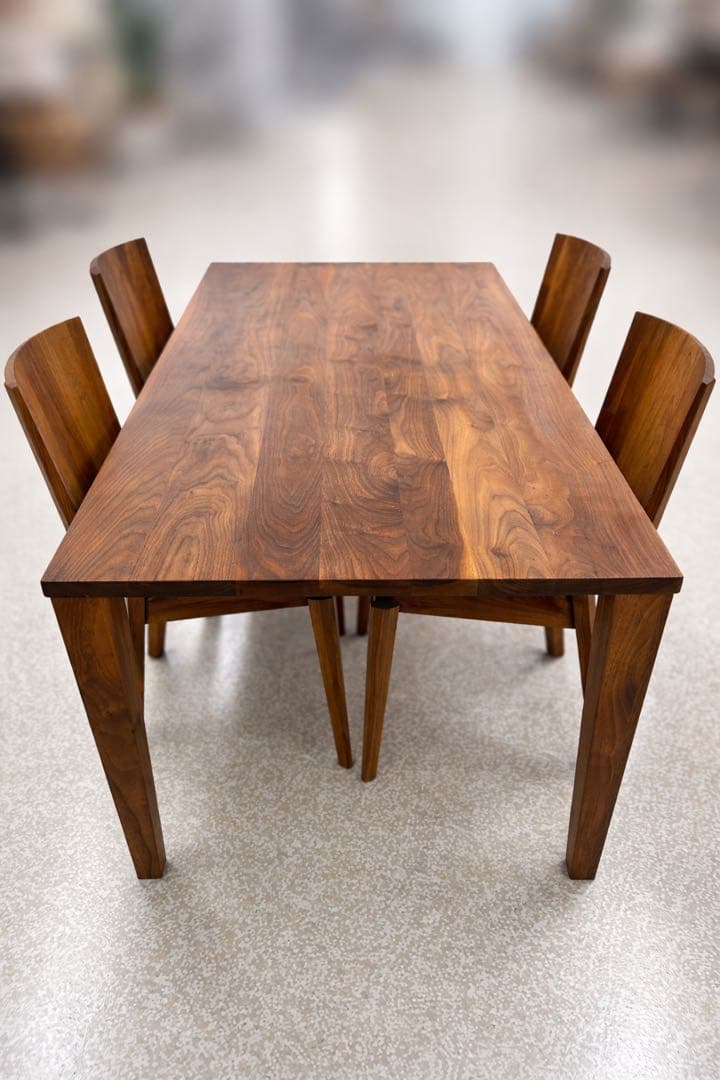 シラカワ ダイニングテーブル ウォールナット 無垢 天然木