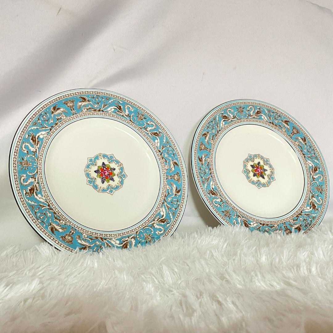 ウェッジウッド・フロレンティーン ターコイズ プレート