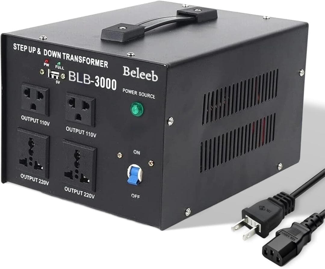 3000W 変圧器 ac 100v/110v to 220v-240v 230v