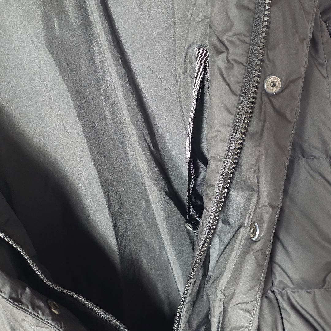 希少XL✨️ノースフェイス ファーダウンコート ロングダウンコート Aライン 黒