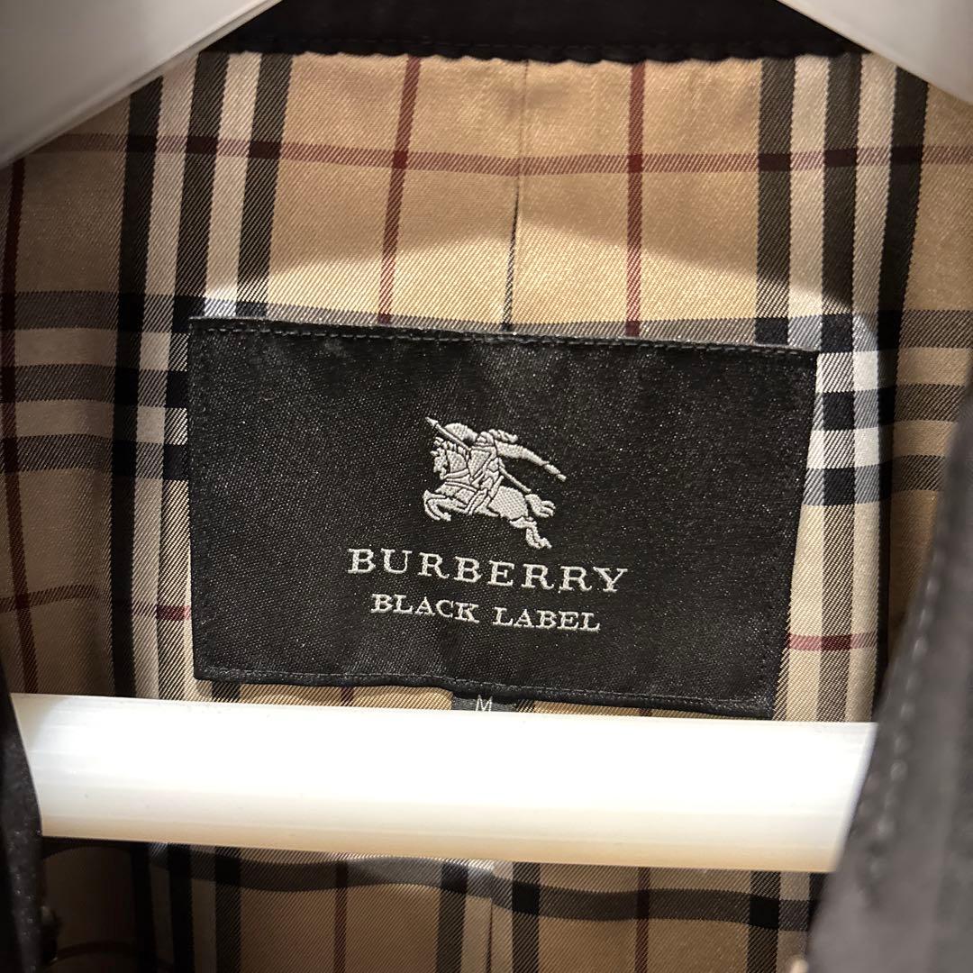 BURBERRY BLACK LABEL トレンチコート M ブラック　廃盤