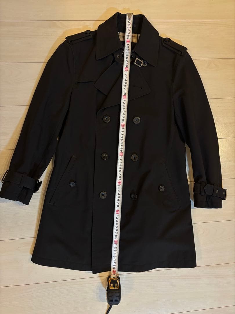 BURBERRY BLACK LABEL トレンチコート M ブラック　廃盤