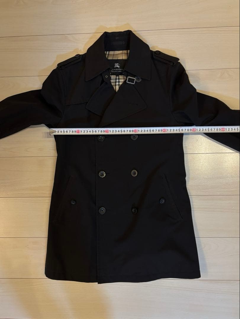 BURBERRY BLACK LABEL トレンチコート M ブラック　廃盤