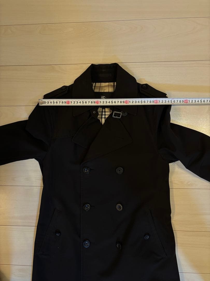 BURBERRY BLACK LABEL トレンチコート M ブラック　廃盤