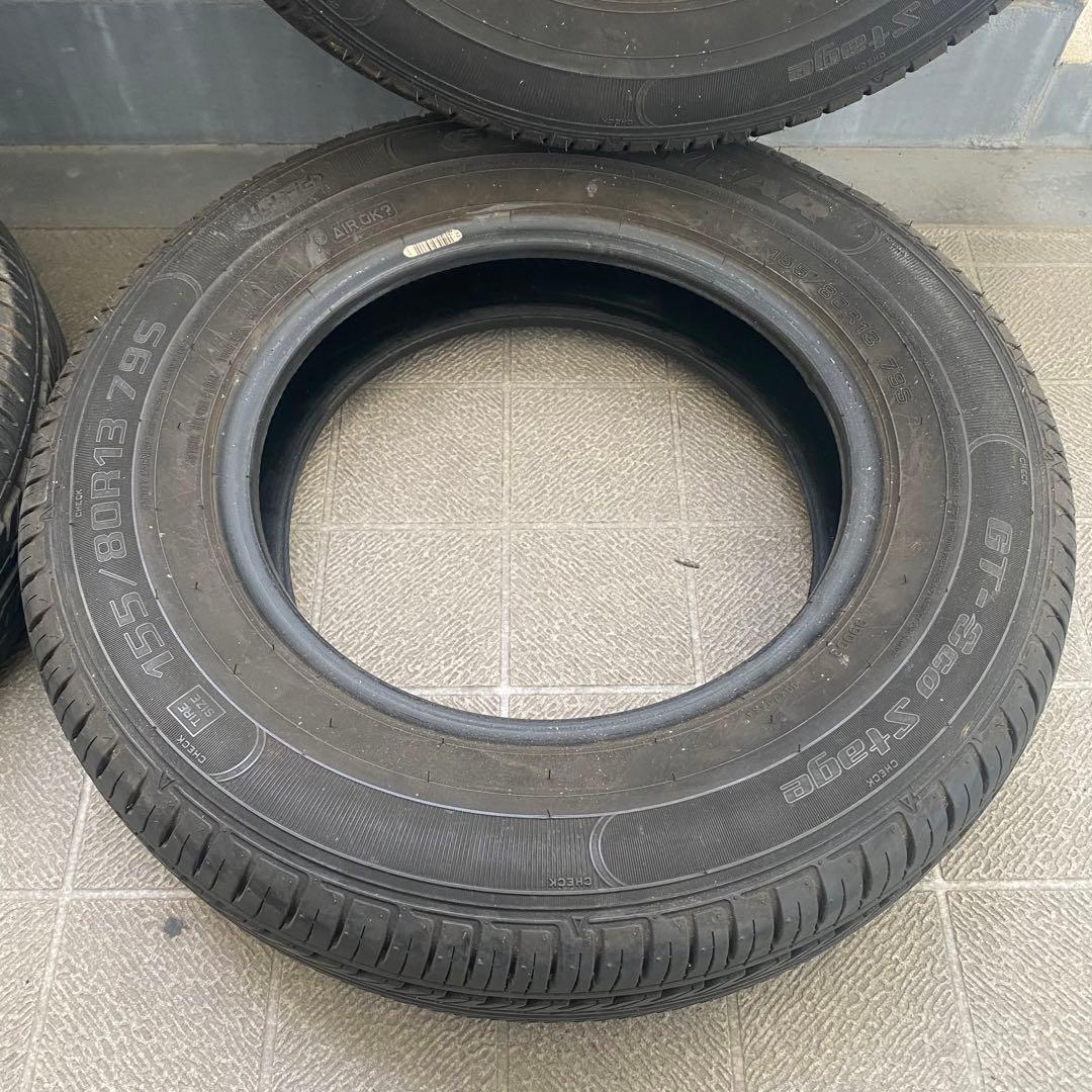 Goodyear GT Eco Stage 155/80R13 タイヤ4本セット