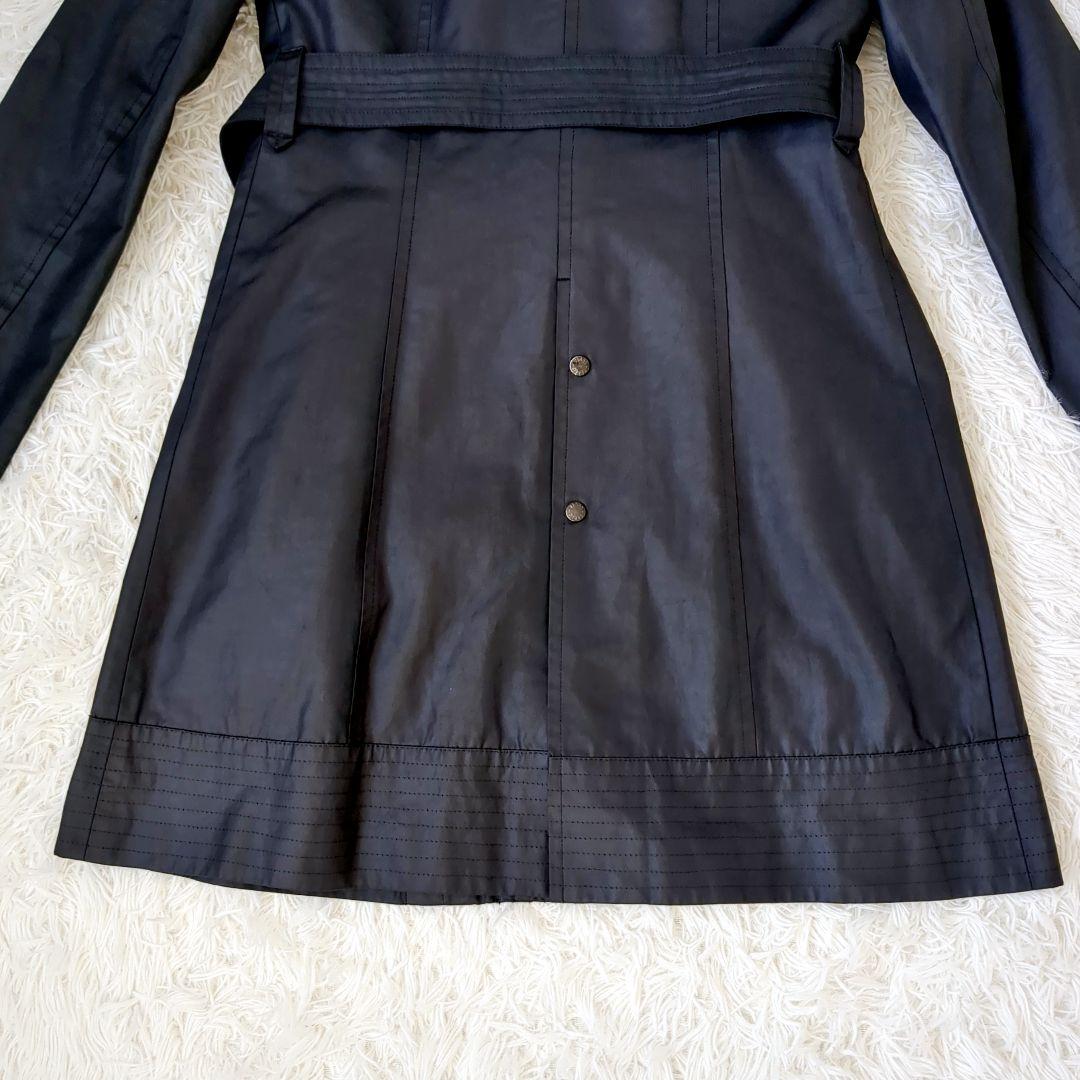 美品✨️23区　オンワード トレンチコート　ライナー付き ブラック　ベルト　L