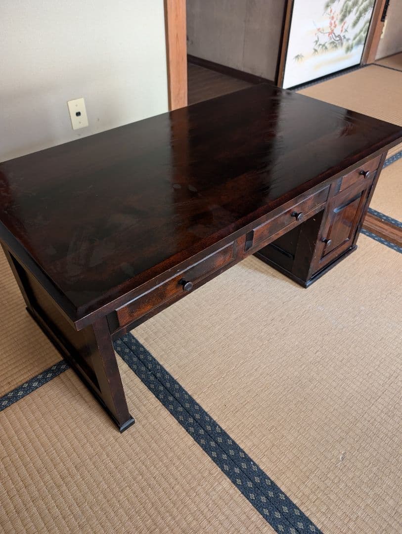 北海道民芸家具　文机　アンティーク