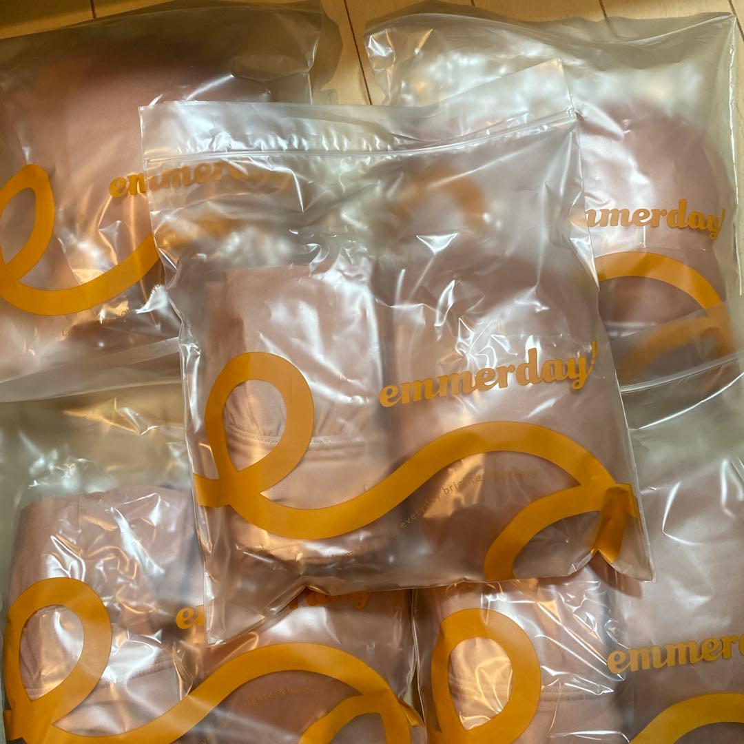 emmerday! LLサイズ ブラジャーショーツセット ピンク　*5セット