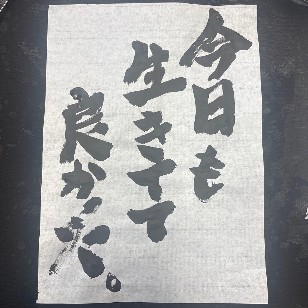 書道作品 A4サイズ 漢字