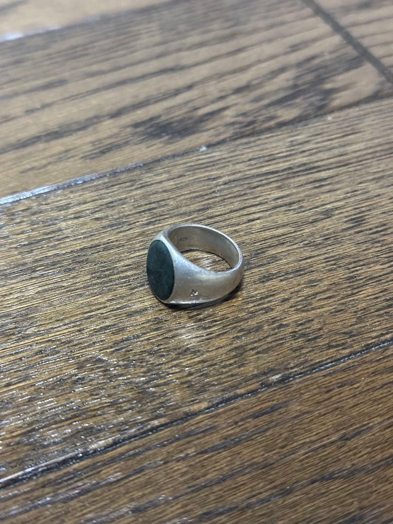 希少　tom wood トムウッド　ピンキーリング　グリーン