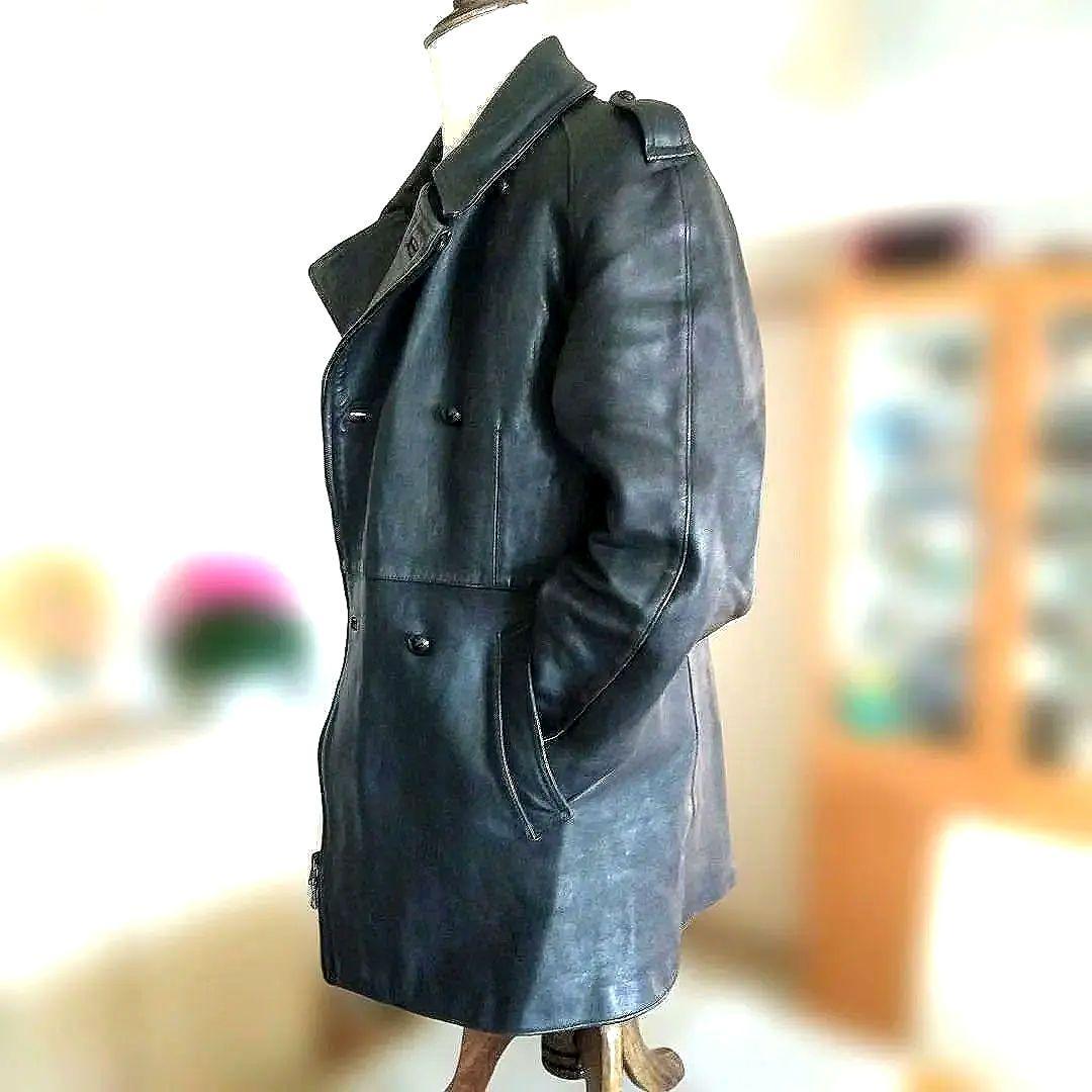 90s Vintage フランス軍 モーターサイクルジャケット レザージャケット