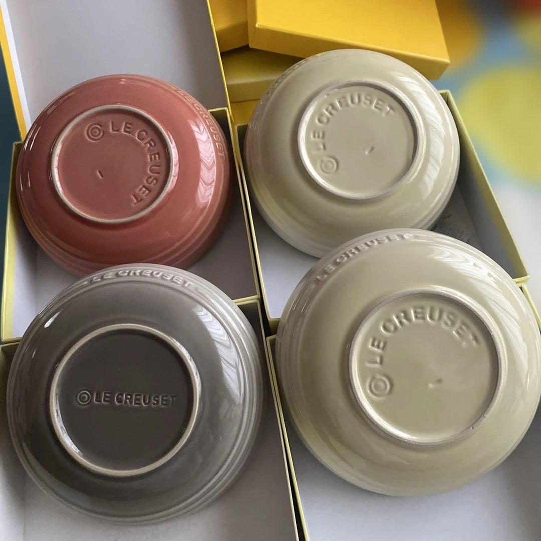 ル・クルーゼ　ラウンドディッシュ4枚