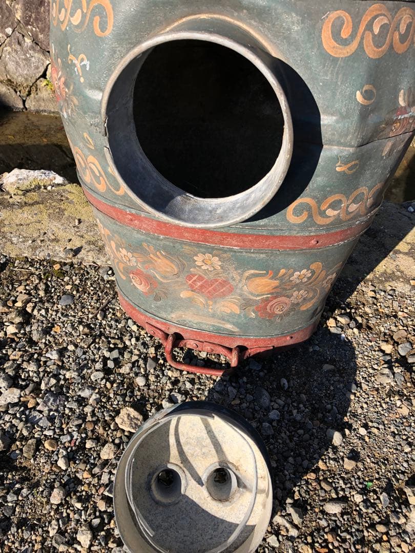 ヴィンテージ ミルク缶