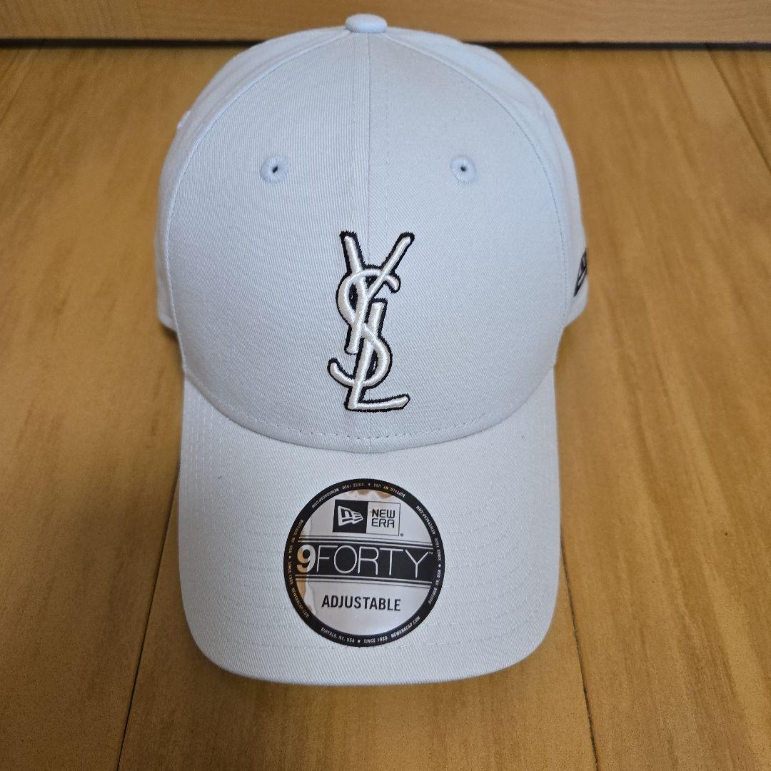 SAINT LAURENT 9FORTY キャップ ライトグレー