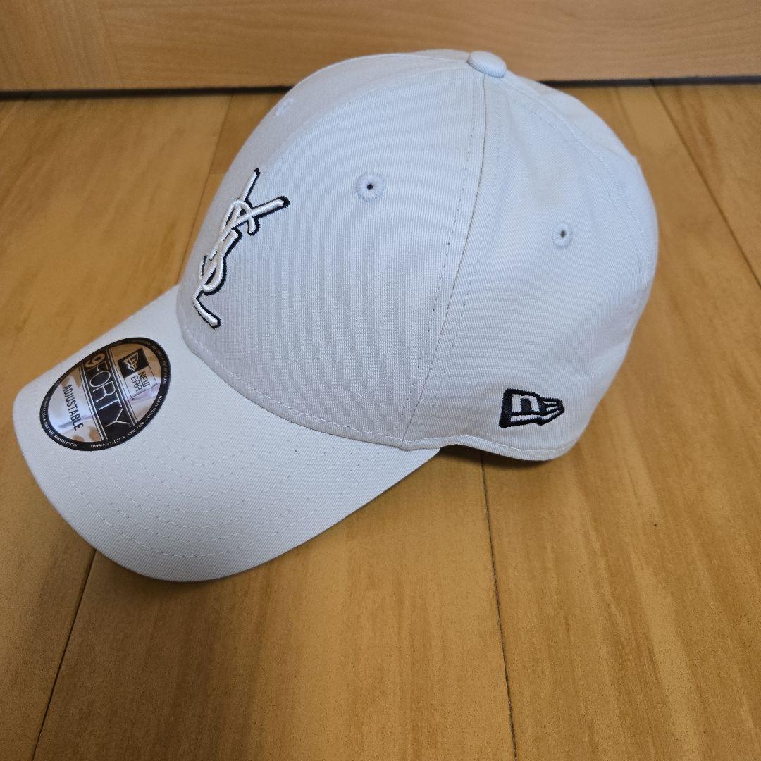 SAINT LAURENT 9FORTY キャップ ライトグレー