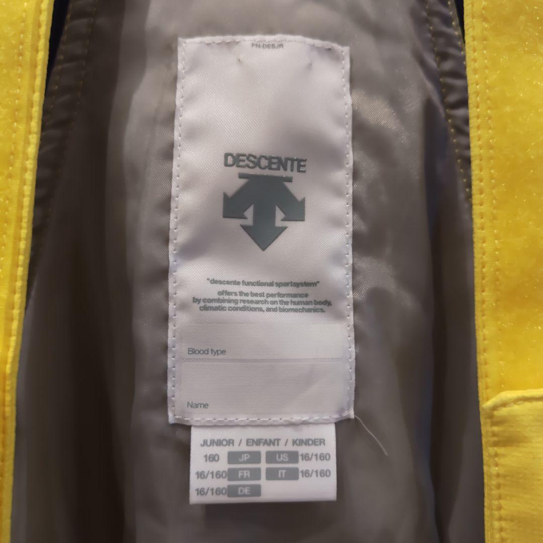 中古　DESCENTE スキーウェア 上下セット 160