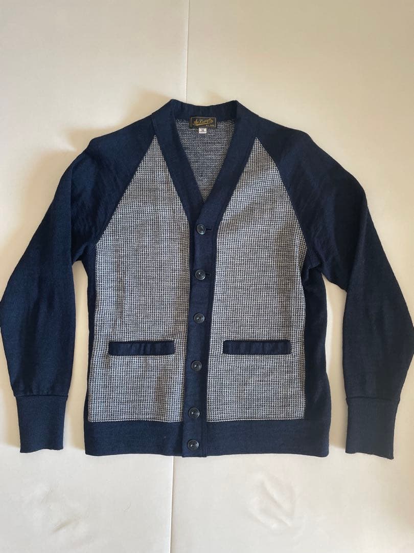 At Last & Co. アットラスト　ウールカーディガン 2トーン