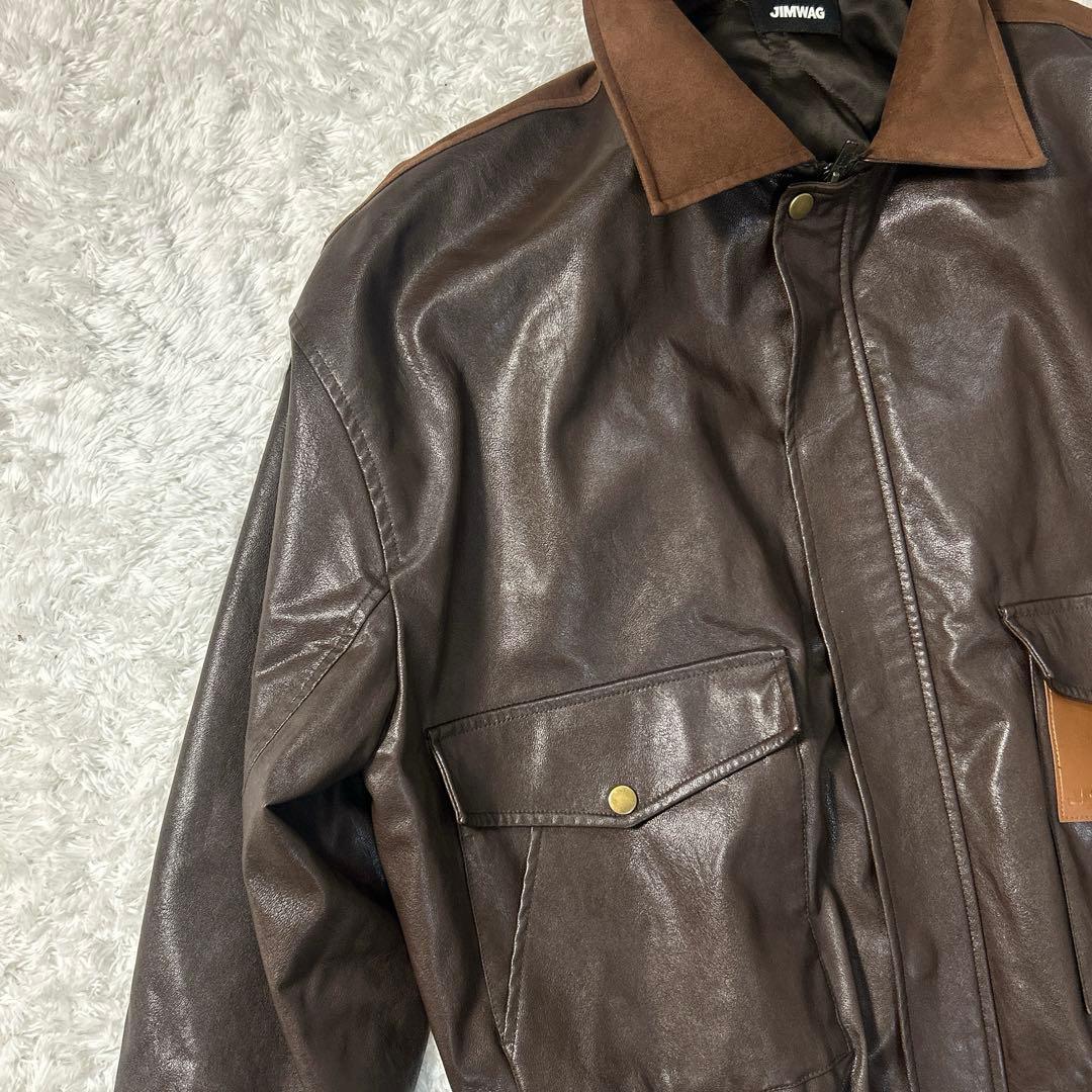 Jimwag Fake leather blouson オーバーサイズ　2024
