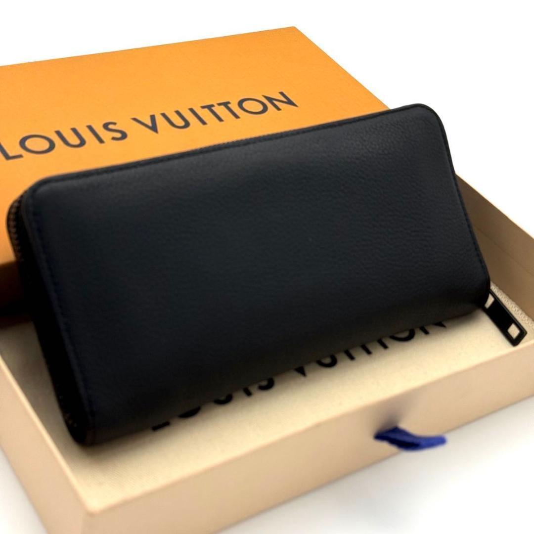 【現行 最高級美品】ルイヴィトン アエログラム ノワール ジッピーヴェルティカル