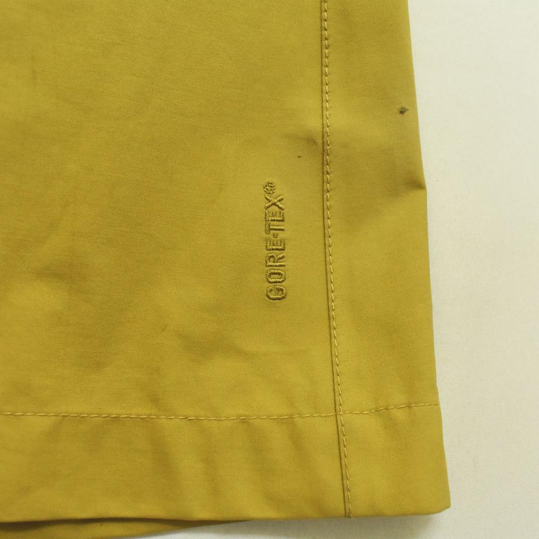 【プレートロゴ】 エーグル ゴアテックス スタンカラー レインコート M 黄色