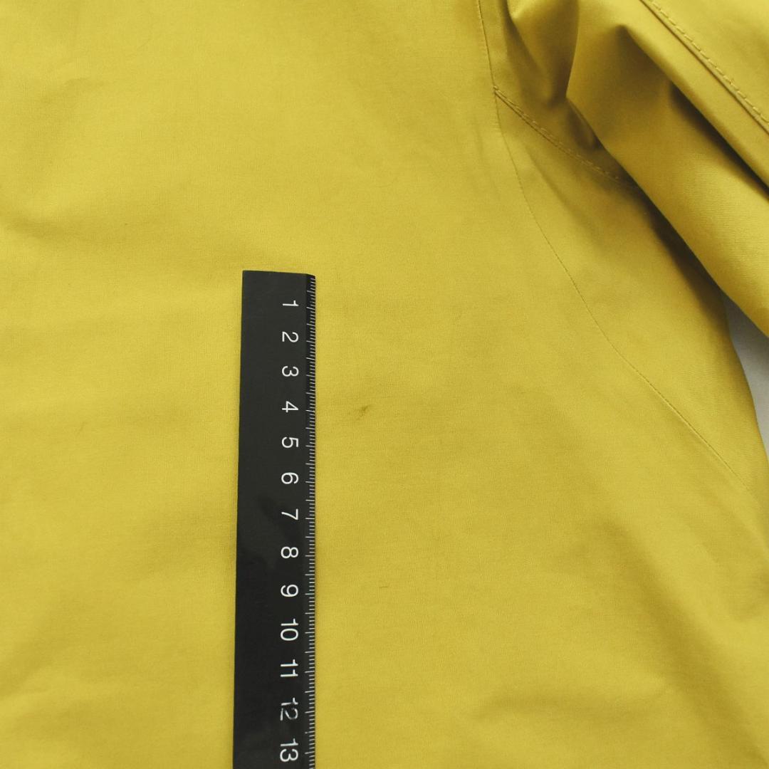 【プレートロゴ】 エーグル ゴアテックス スタンカラー レインコート M 黄色