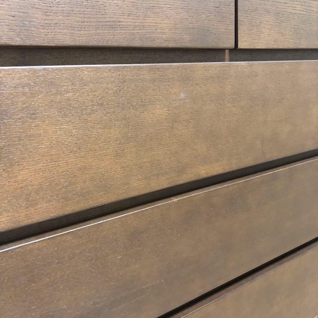 無印良品 チェスト 4段 タモ材 脚付き ブラウン 収納 廃盤品