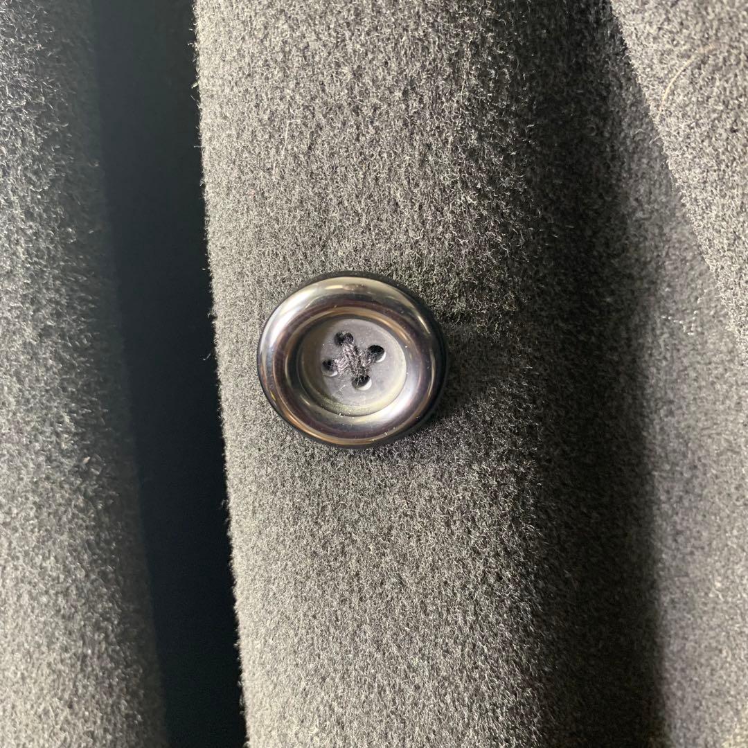 美品 Burberrys カシミアブレンドウールダブルコート ブラック 90s