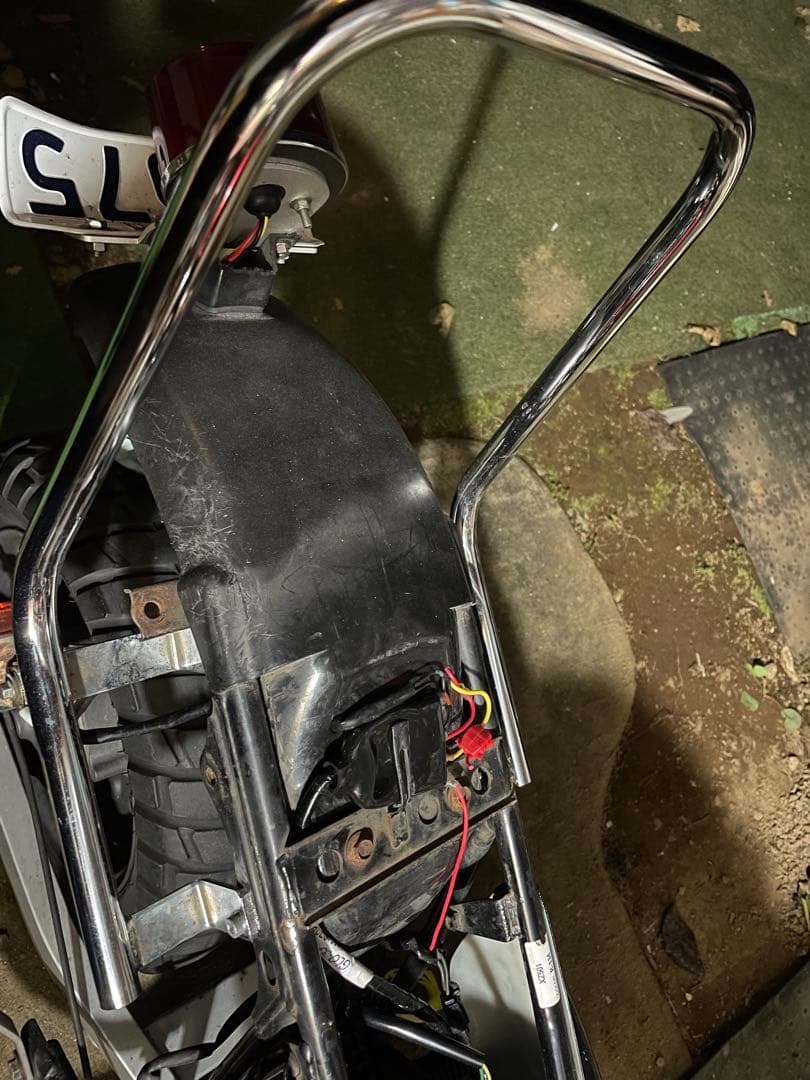 エイプ50 ロングタンデムバー ウィンカー付