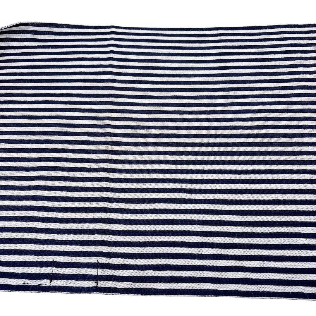 FENDIフェンディ ズッカ柄 ウール マフラー イタリア製 ネイビー 男女兼用