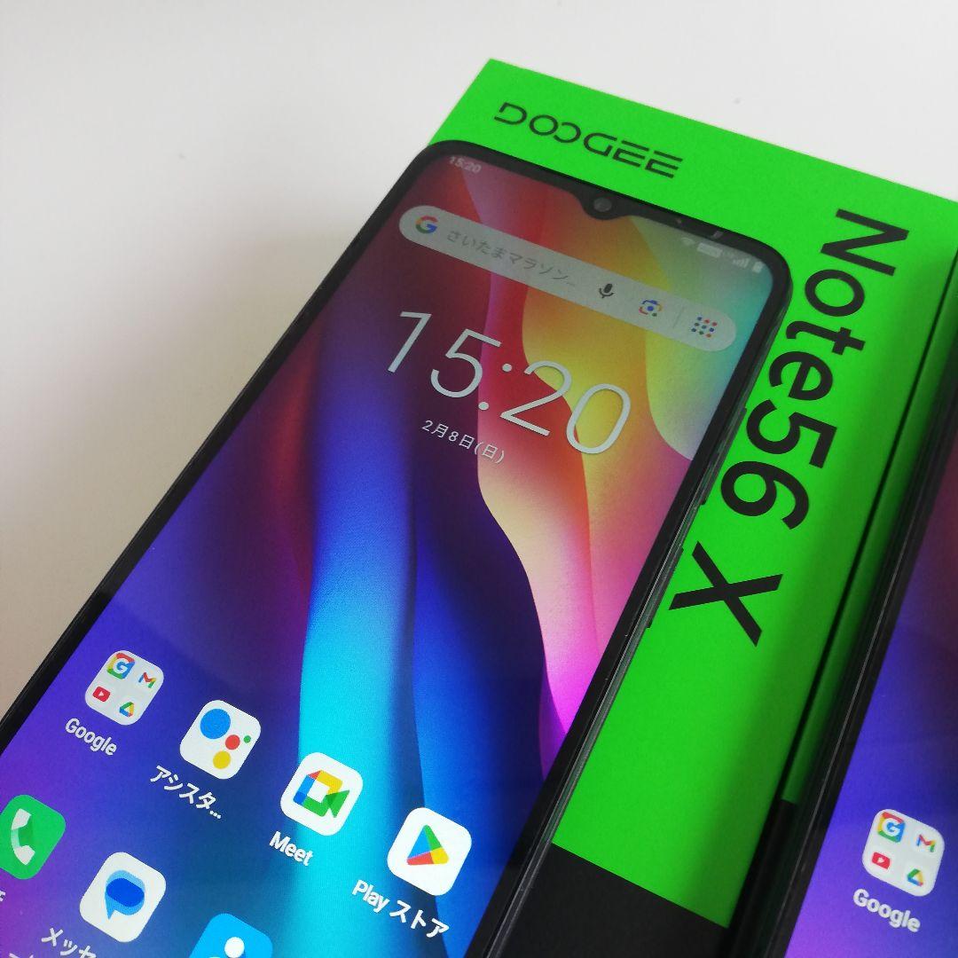 アンドロイドスマホ　DOOGEE Note56X セット　Android16