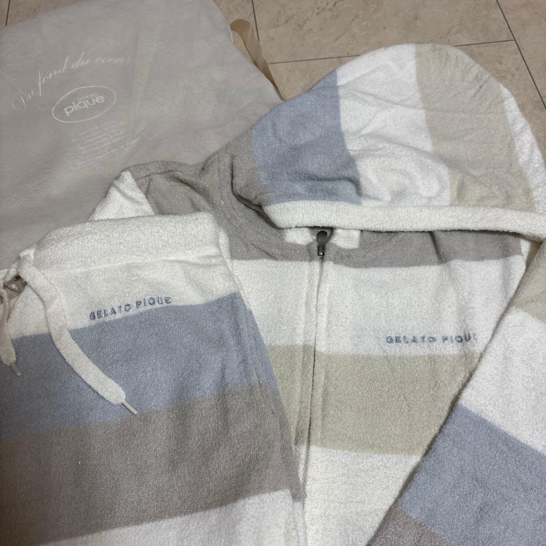 新品未使用 GELATO PIQUE ルームウェア ストライプ