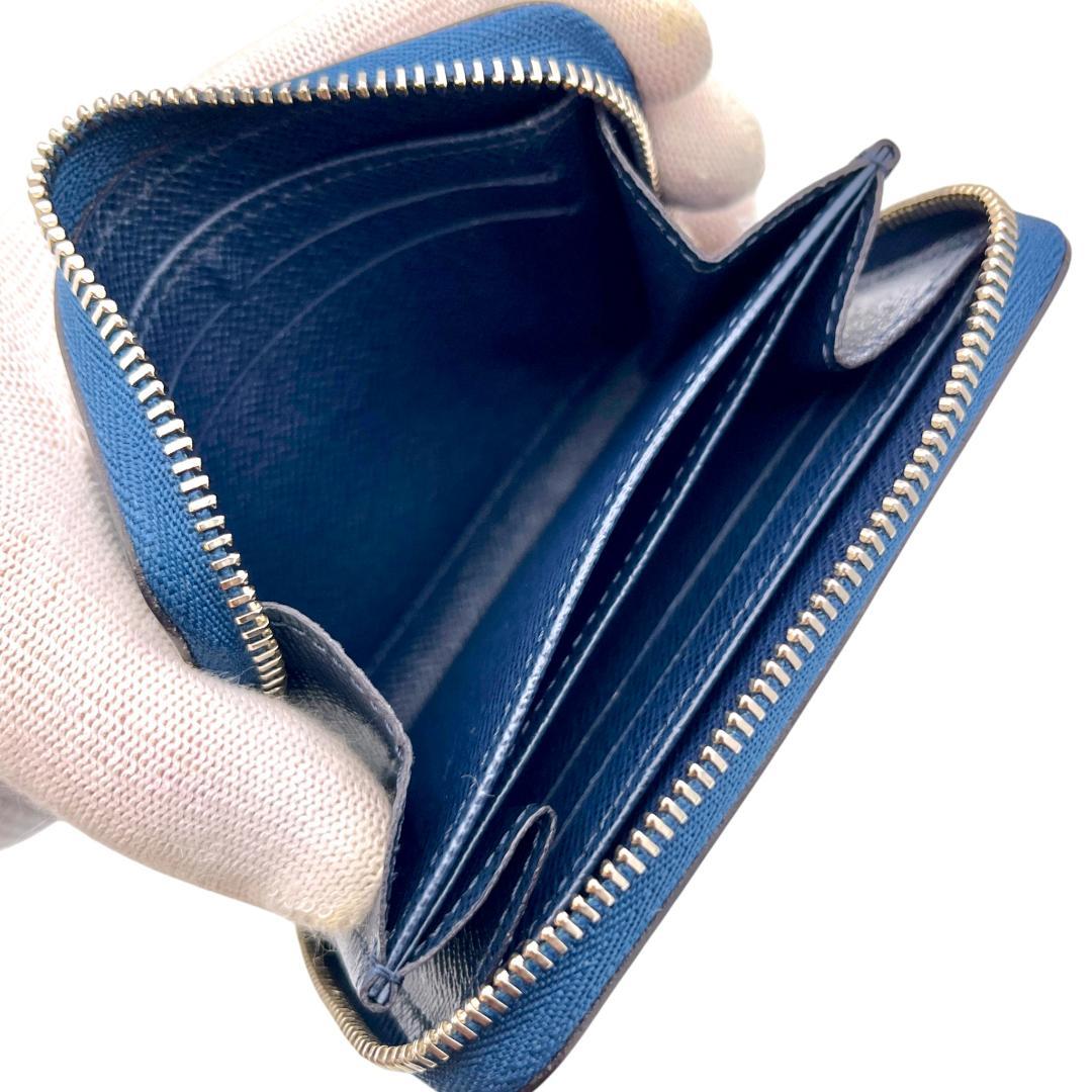 ルイヴィトン 小銭入 ジッピーパース ケース エピ アンディゴブルー