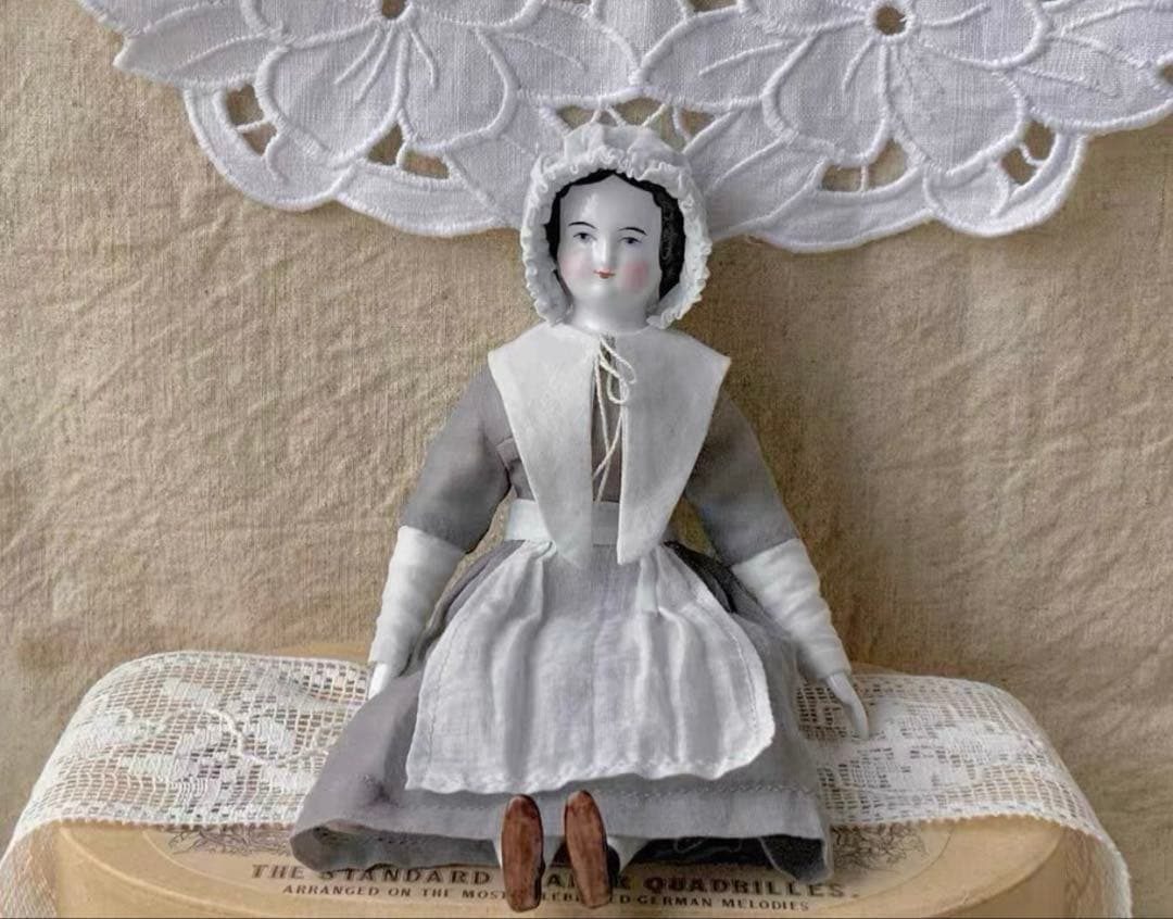 【トントトン】チャイニーズヘッドドール　教会服　セット