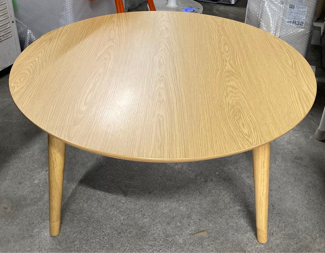 ニトリ　NITORI 円形リビングこたつ　直径85cm テーブル　リビング家具