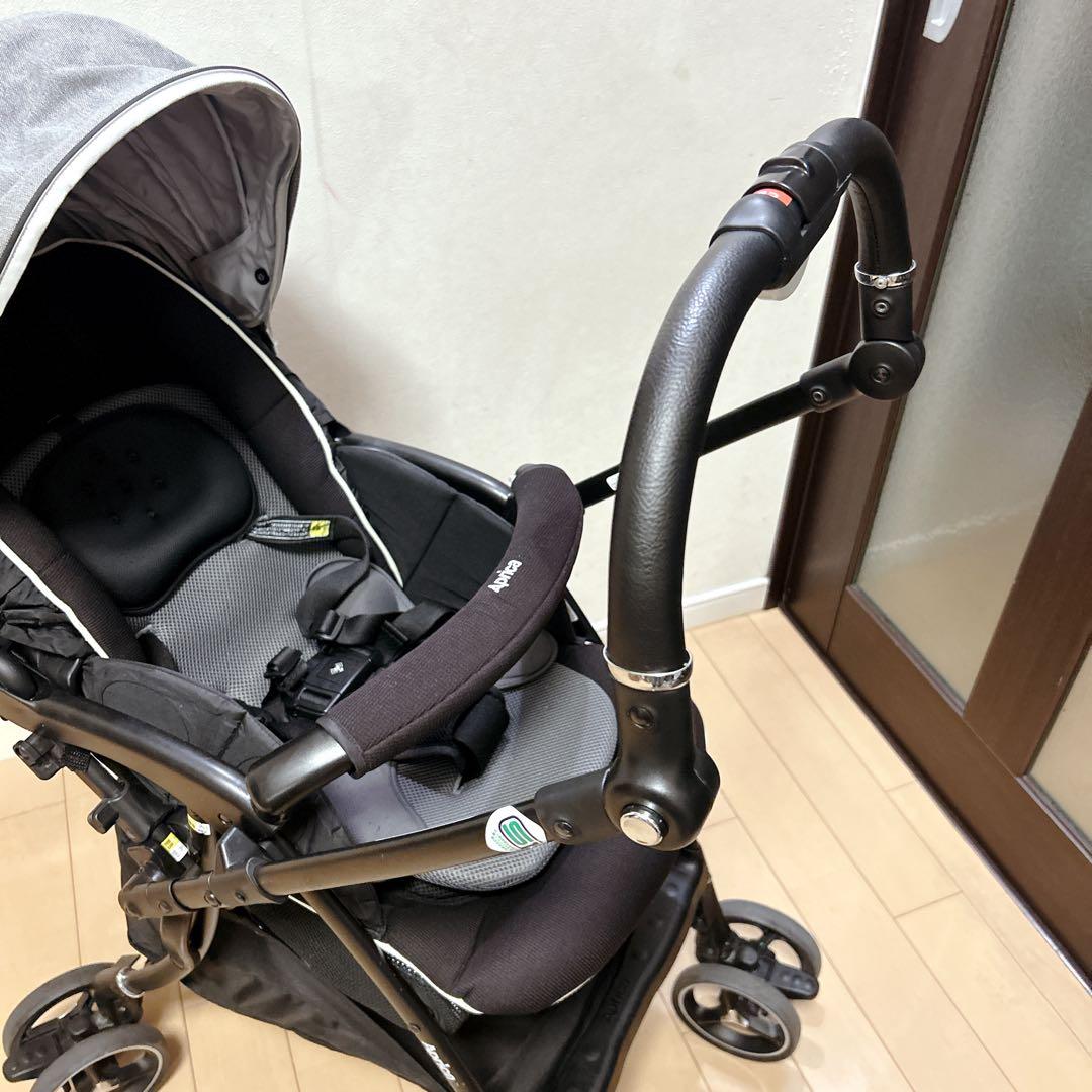 【美品】Aprica ラクーナ ビッテ レザーハンドル アカチャンホンポ限定