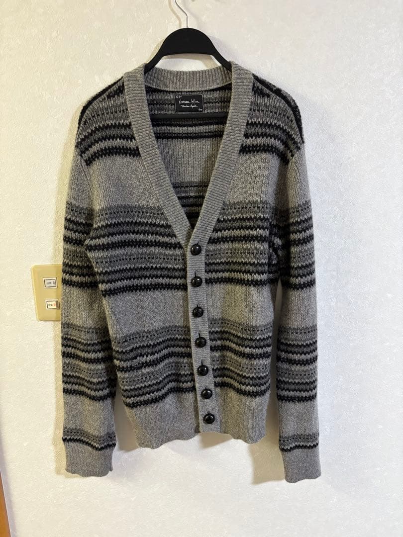 ナンバーナイン　カシミヤ100%カーディガン/宮下貴裕デザイン期/2007AW