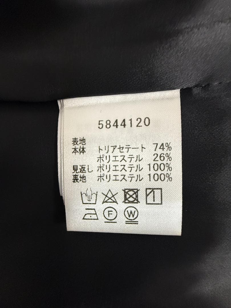 未使用★Rene ルネ ボックスタックスカート 34 ブラック