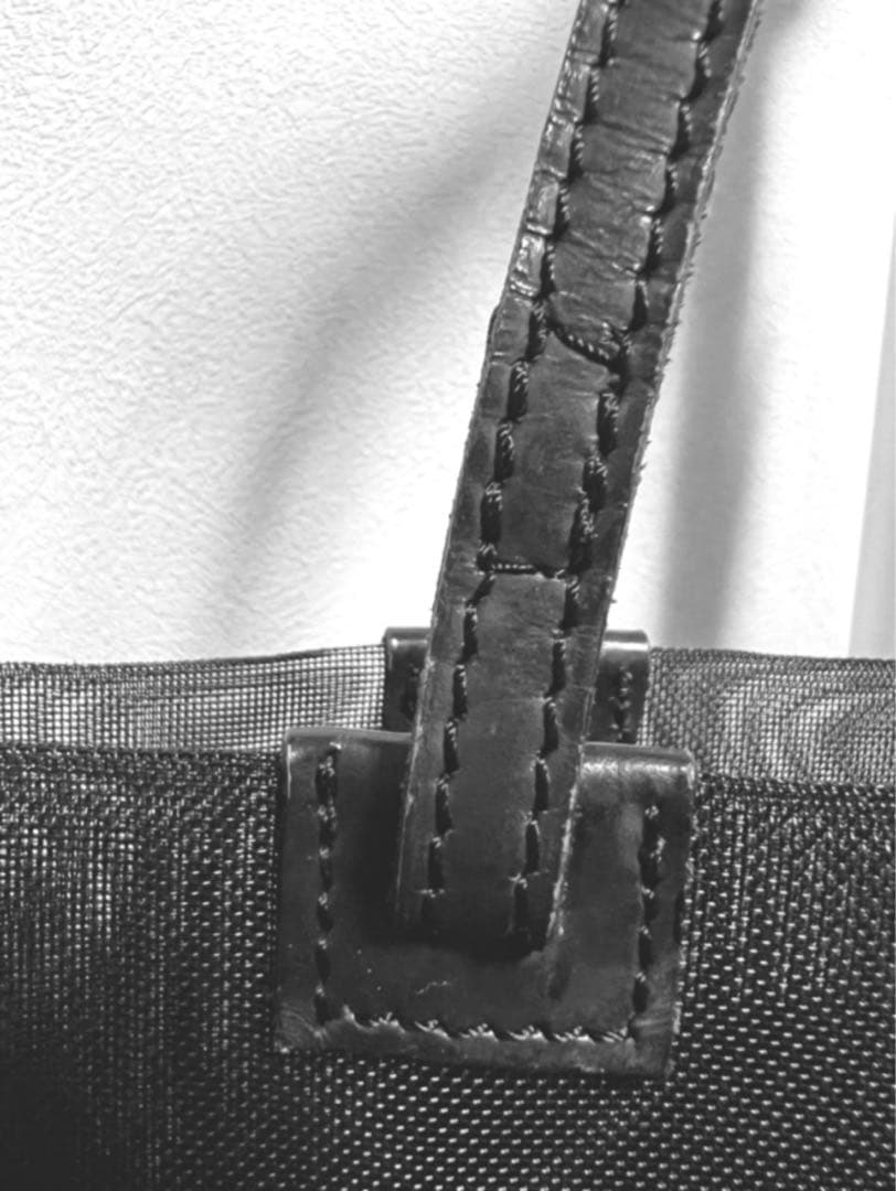 レア｜ゴルチエ　ドラゴン　メッシュ　バッグ　ミニトート　ブラック