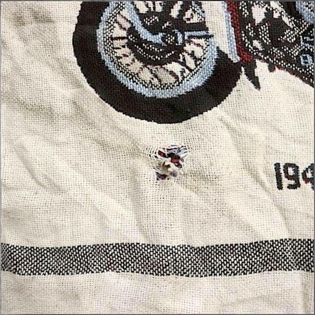 BPQM バイク ラグ タペストリー 古着 ハーレー ダビッドソン ロゴ