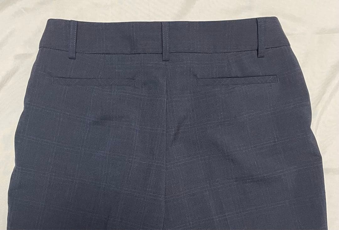 値下げ！AOKI 上9号下7号 ネイビー 洗える パンツスーツ上下セット