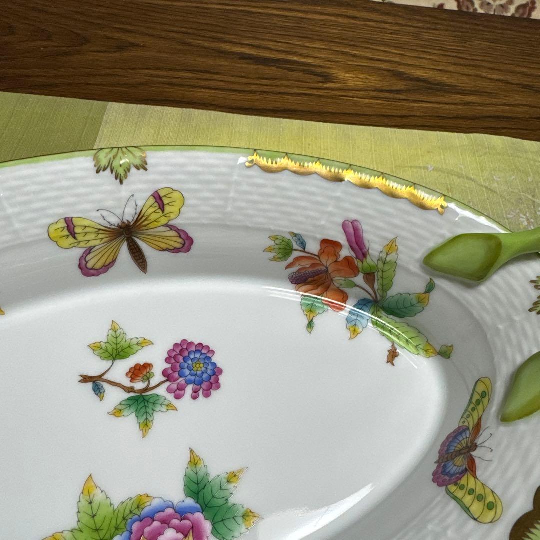 ヘレンド　ヴィクトリアブーケ　バスケット