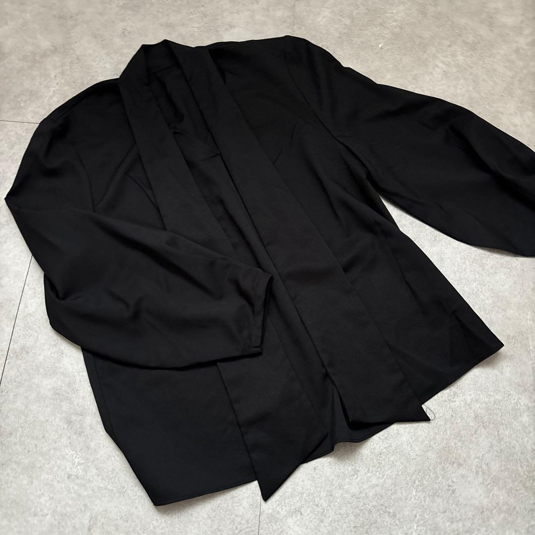 ノーカラーウエストタックペプラムパンツスーツs