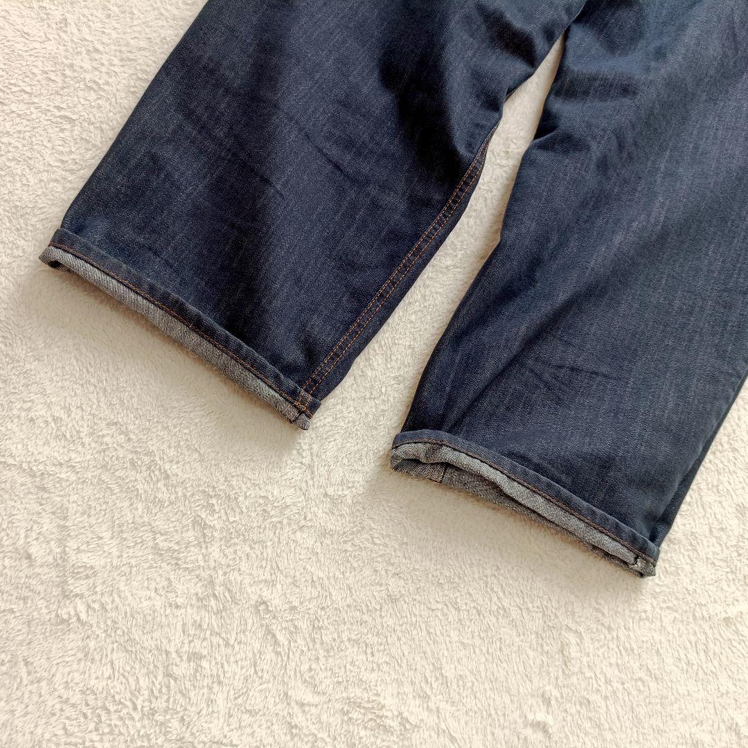 MARJOUR TUCK DENIM タックデニム　ワイドシルエット　バックル