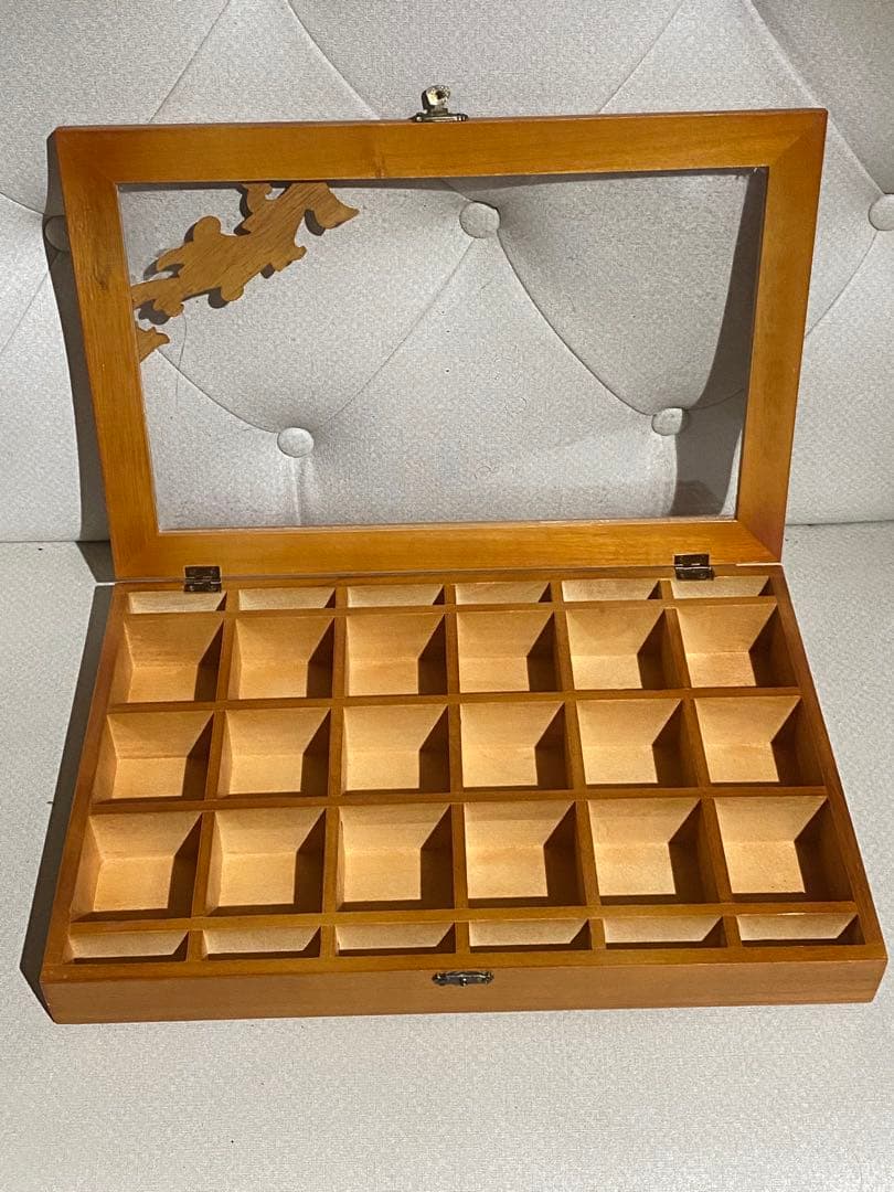 ナチュラル ロココ♦️コレクションケース♦️2点セット♦️ヴィンテージラック♦️送料込