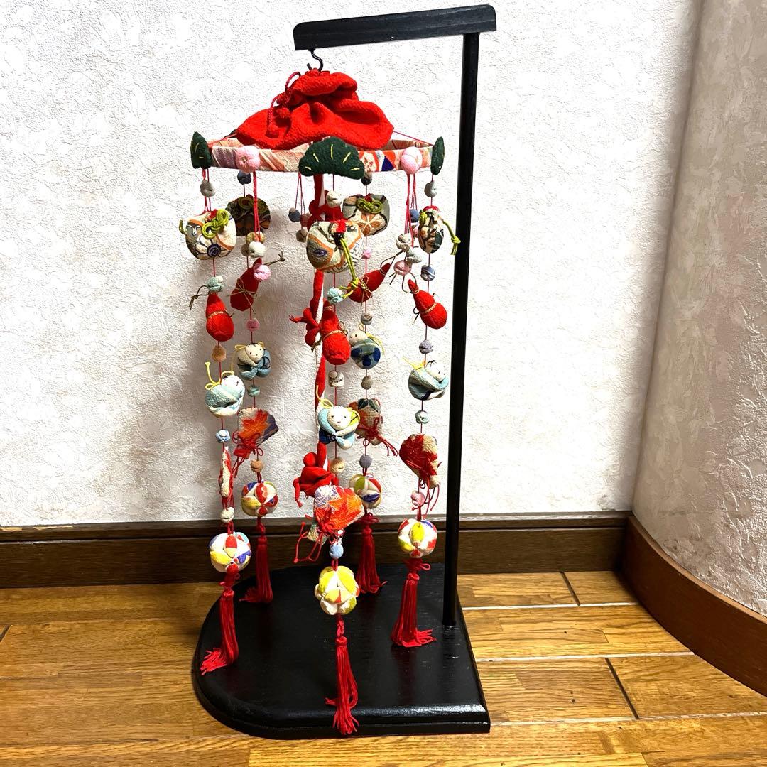 吊るし飾り　ちりめん　お雛様　ハンドメイド