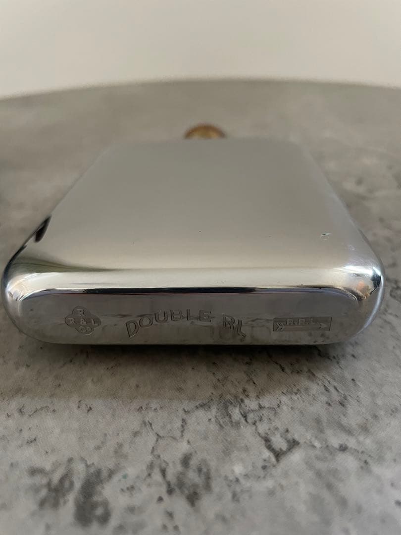 RRL ラルフローレン　エンボス加工レザーの携帯用フラスコ