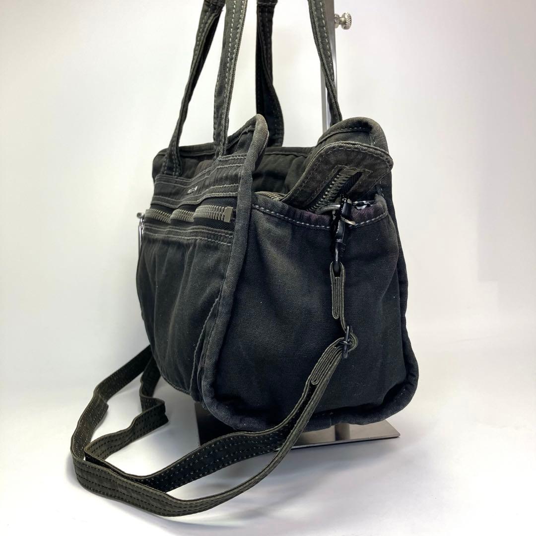 バッグ DIESEL 2WAY Tote Bag Black Y2K Archive
