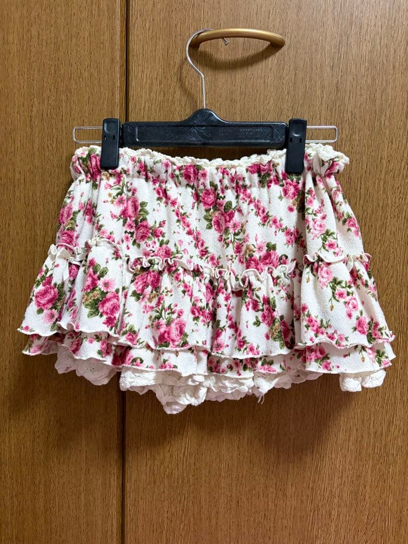 LIZLISA リズリサ 花柄 キュロット スカパン